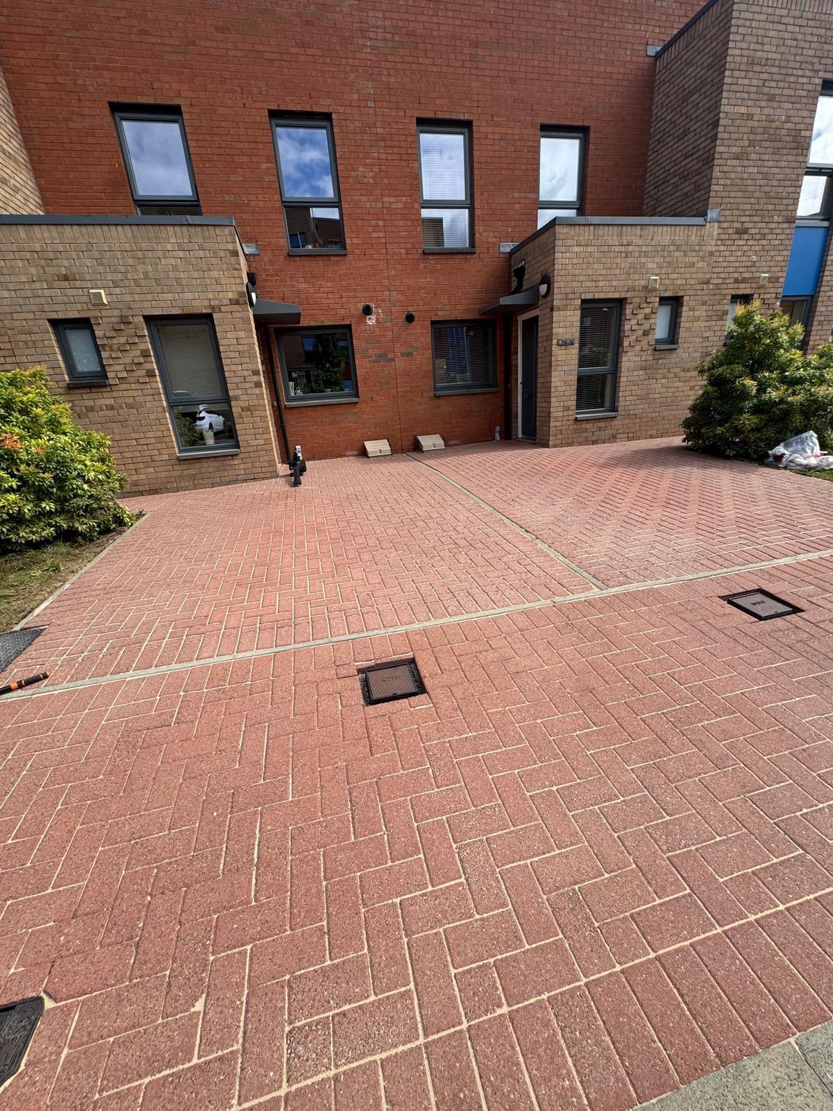 Block Paving Sealing project in Clarkston by Pure Pressure